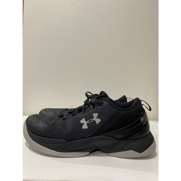 Under Armour Curry 2 Low Essential Basketball Shoes - Black/Grey - Size 6.5Y - Picture 4 of 15